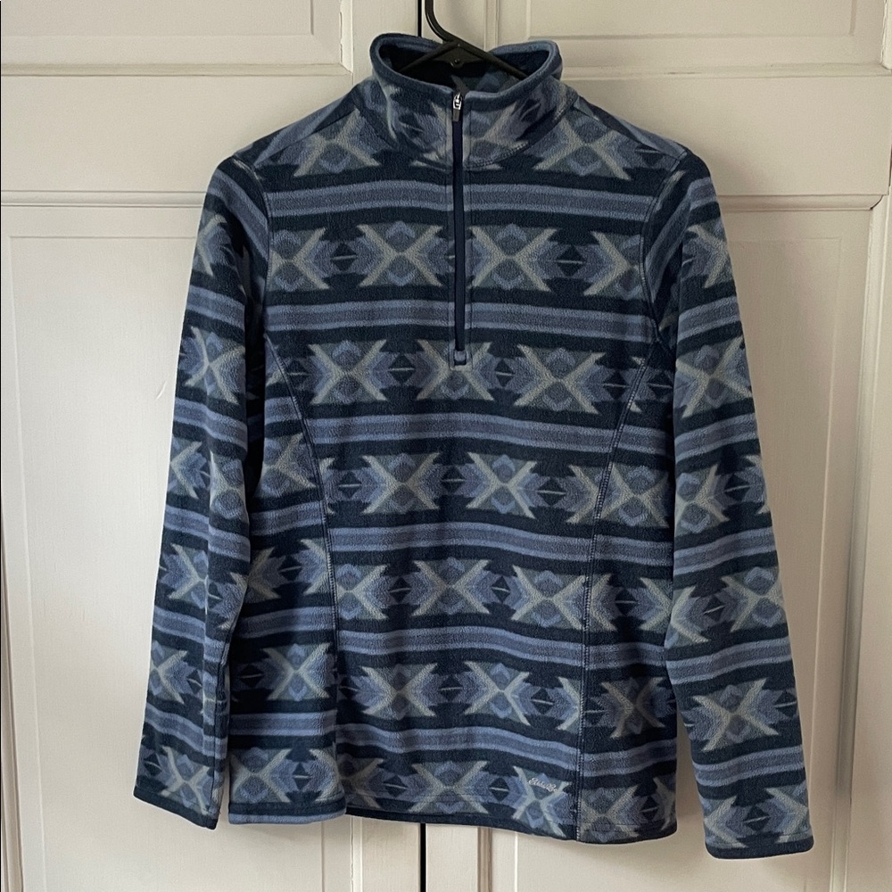 Eddie Bauer 1/4 Zip Fleece Size Small